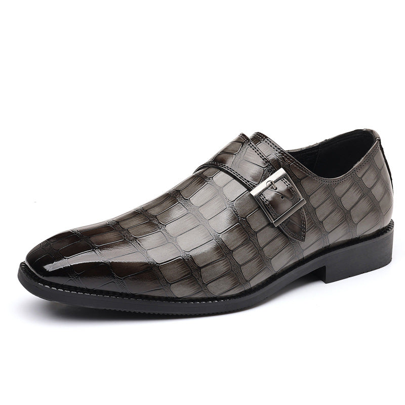 Chaussures de robe pour hommes texturés style britannique