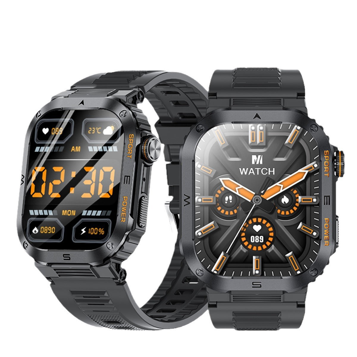 Multifonctionnel réveil étanche Grand cadran montre rappel intelligent