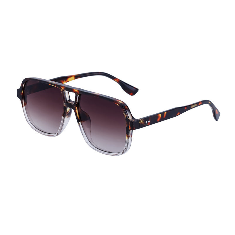 Lunettes de soleil Retro Double-Beam pour hommes