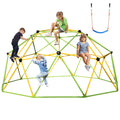 10FT Dôme d'escalade pour les enfants Gym de Jungle appliquer au parc Dôme Climber avec Swing Playground Eq