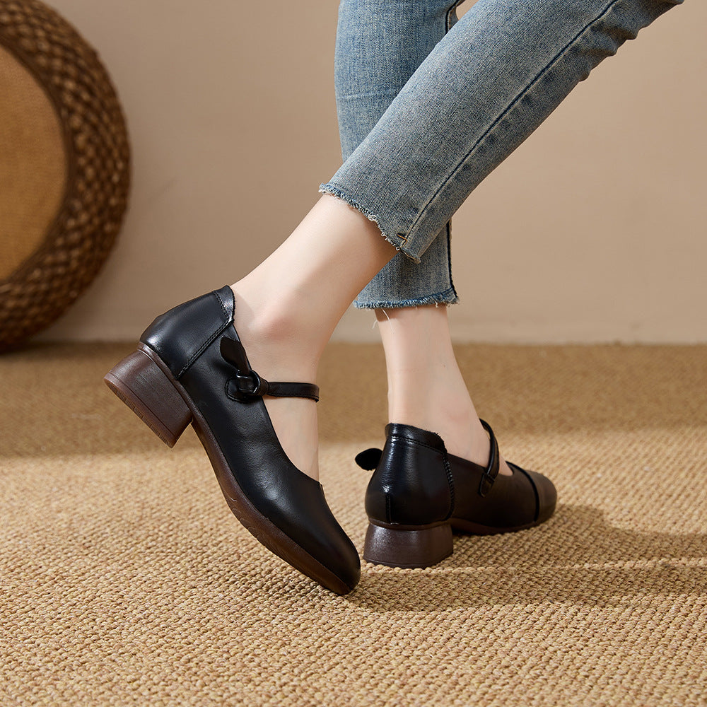 Femmes Non-dérapant Flat Mary Jane Chaussures Casual