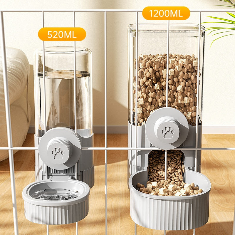 Suspension Cage Dog Basin Cat Bowl Automatic Pet Feeder