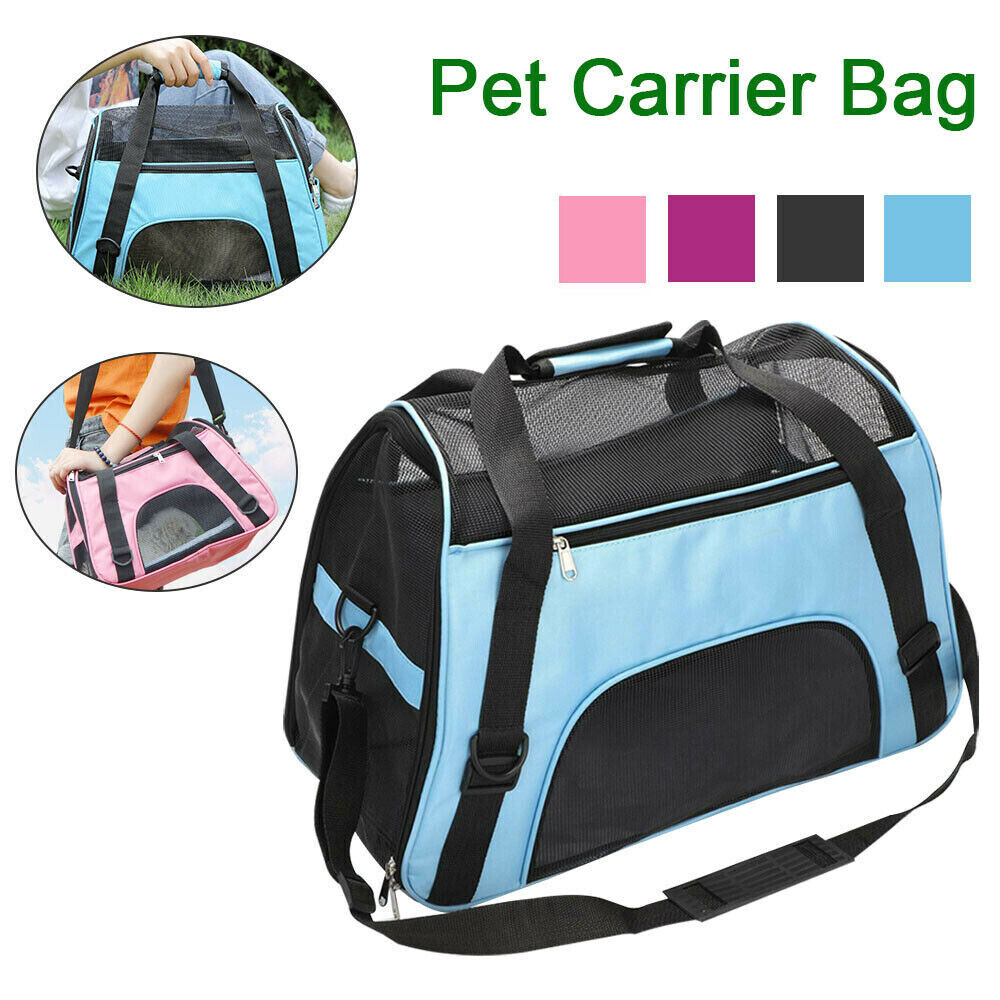 Grand sac de transport d'animaux de compagnie AVC Portable Soft Fabric Pold Dog Chat Puppy Travel Bag