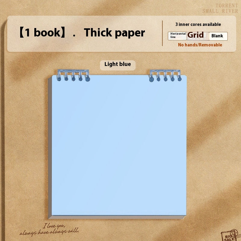 Simple Flip Up Chip Notebook amovible