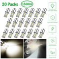 Ampoules de voiture 12V de 20Pcs 4500K 14MM Aluminium Alloy Turn Signal Light