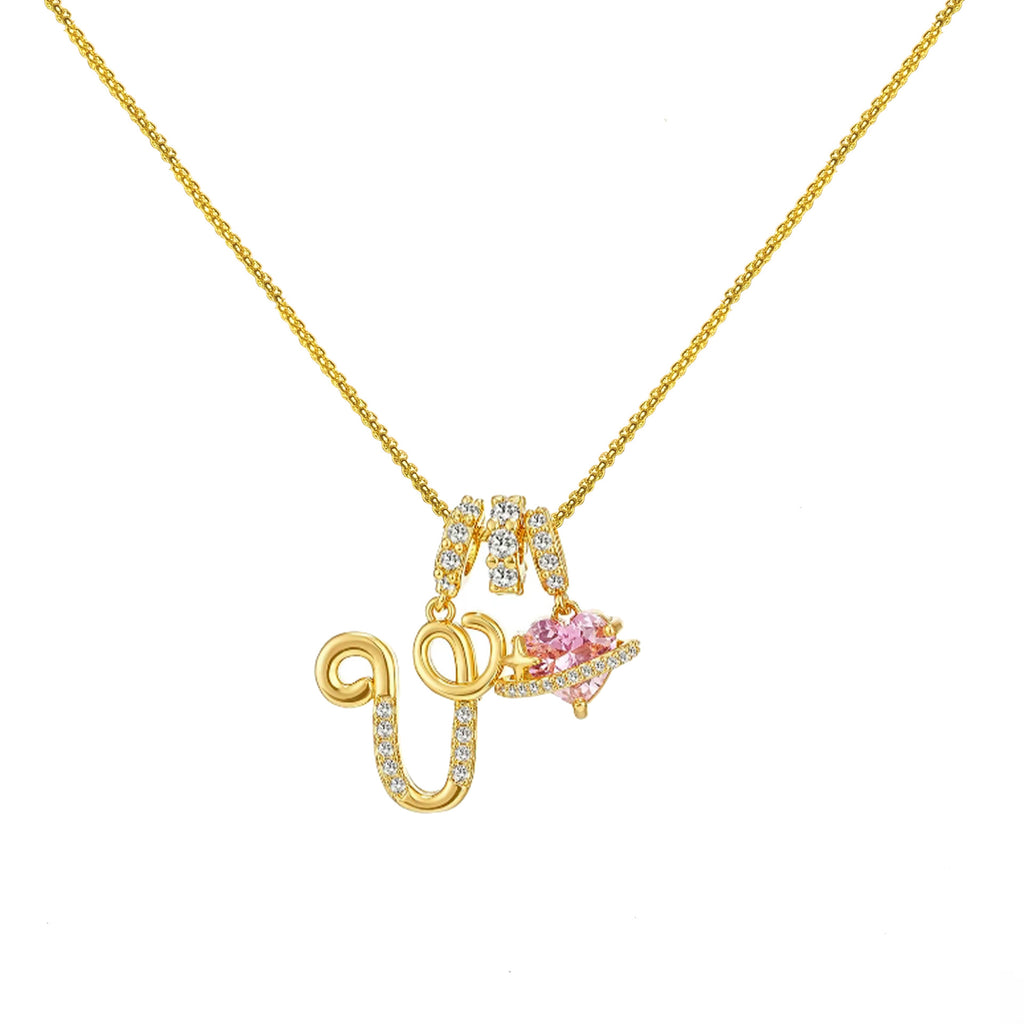 Dopamine 26 Anglais lettre collier fille légère luxe minorité haut sens