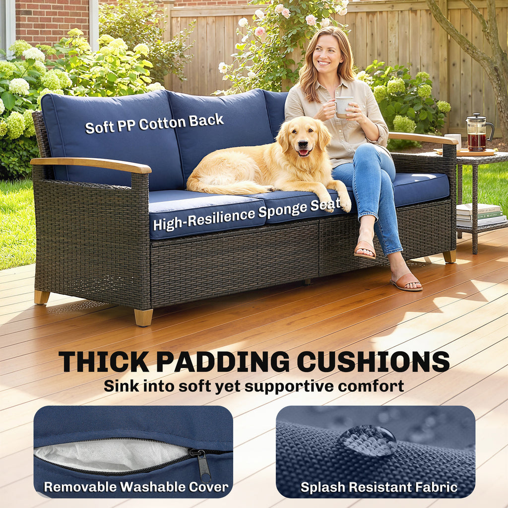 3 Seater Couch Outdoor Canapé