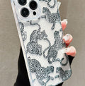 Niche Rétro personnalisé Leopard Phone Case Design Sens