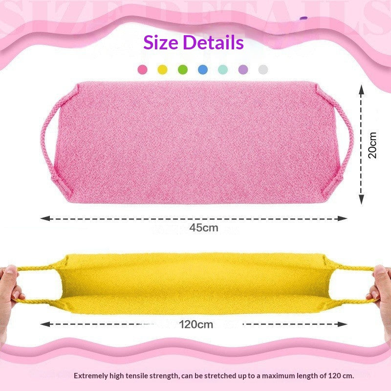 Serviette de bain avec cordon de traction