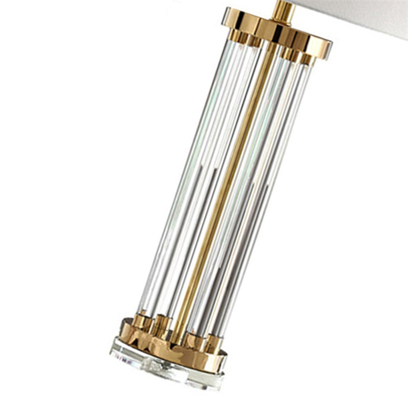 Postmoderne étude colonne de cristal de luxe salon