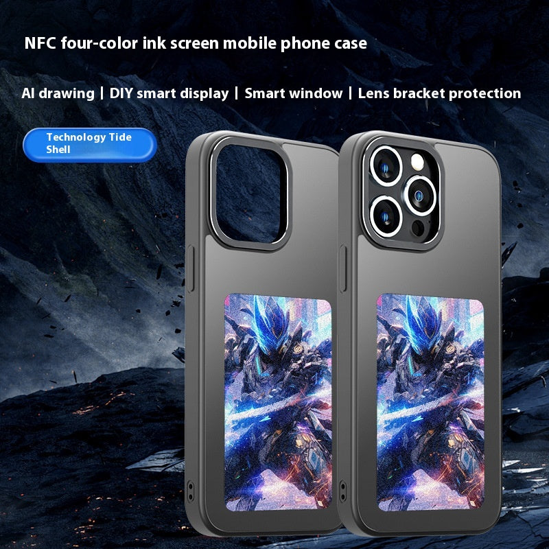 Boîtier de téléphone écran couleur Ink Connexion NFC