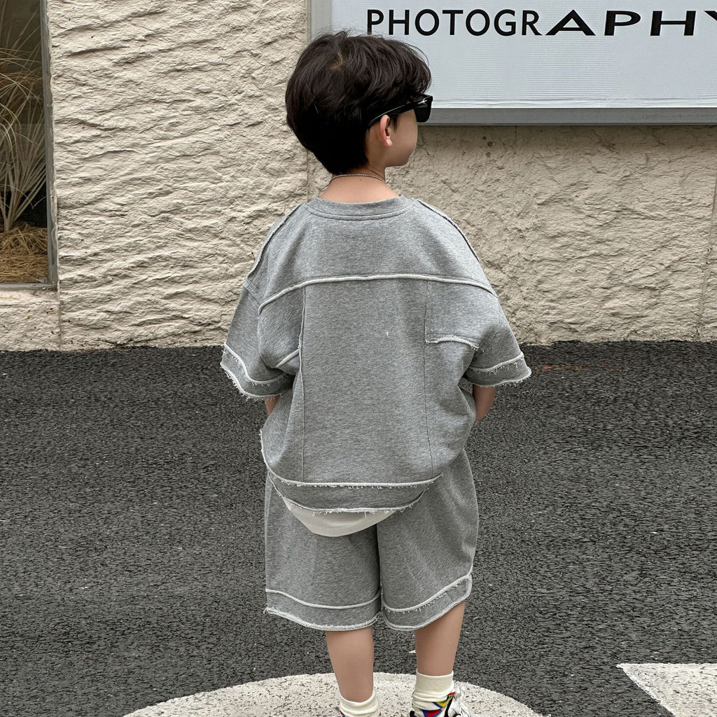 Boys' Short-Sleeved T-Shirt and Shorts