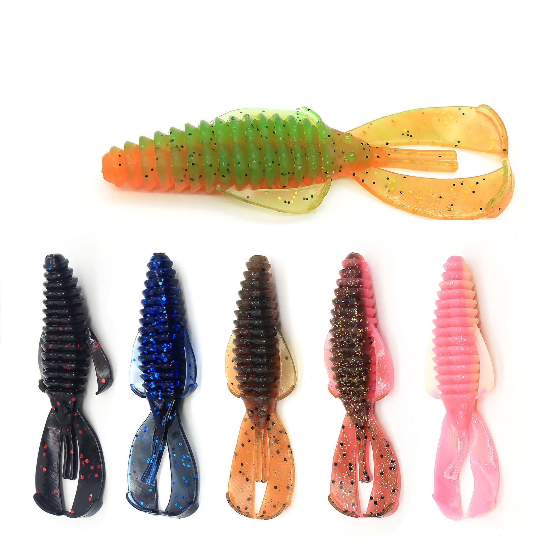 Simulation de lure appât doux 8cm Tackle de pêche