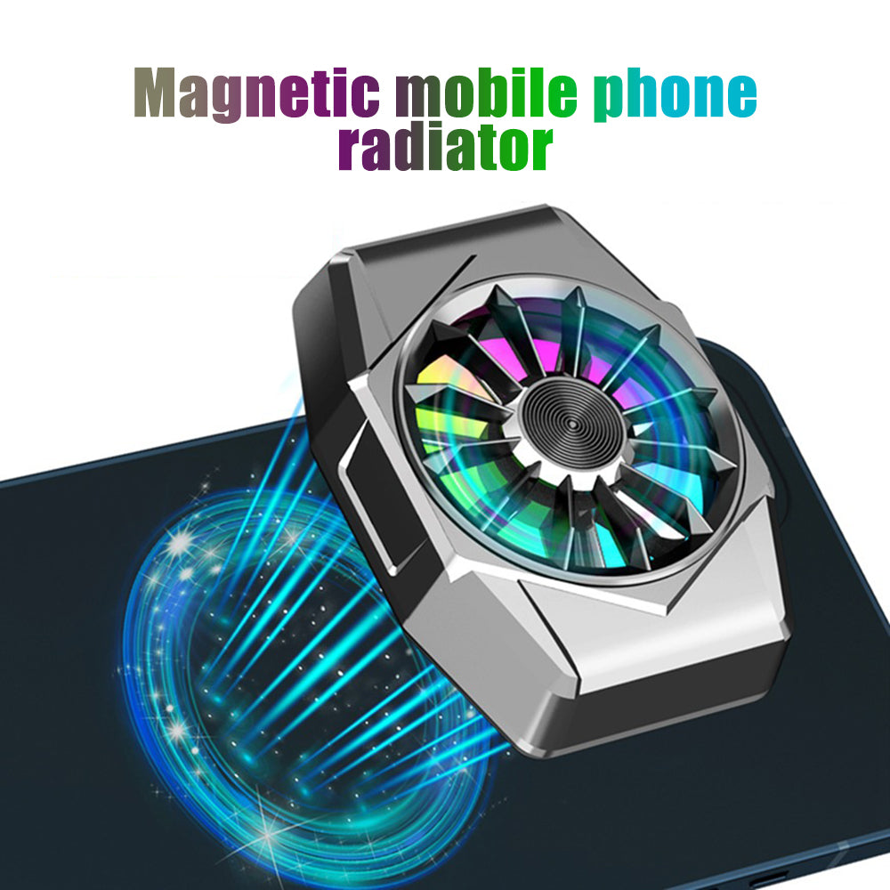 Téléphone radiateur magnétique ABS jeu refroidisseur système rapide ventilateur de refroidissement