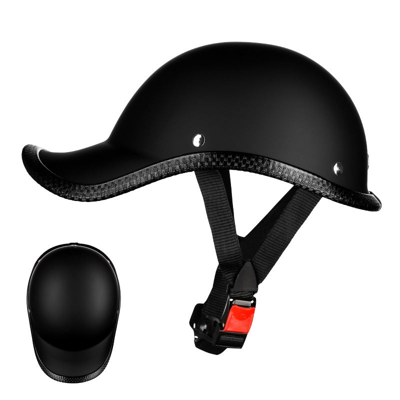 Batterie électrique Casque de moto Protection de sécurité rétro Half Casque