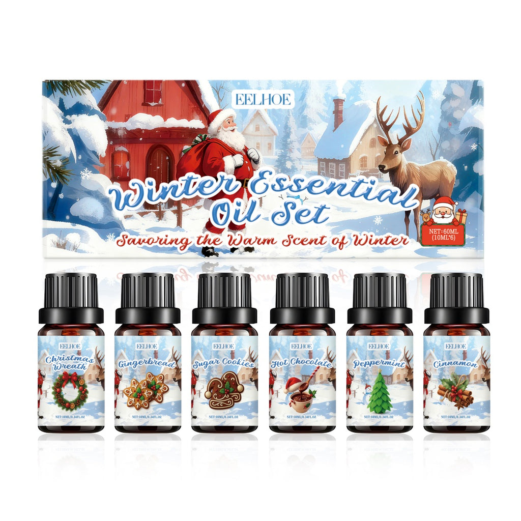 Ensemble d'huile essentielle d'aromathérapie d'hiver 10mlx61box