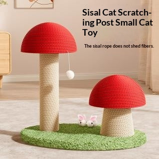 Jouet de chat de chat de champignons rouges