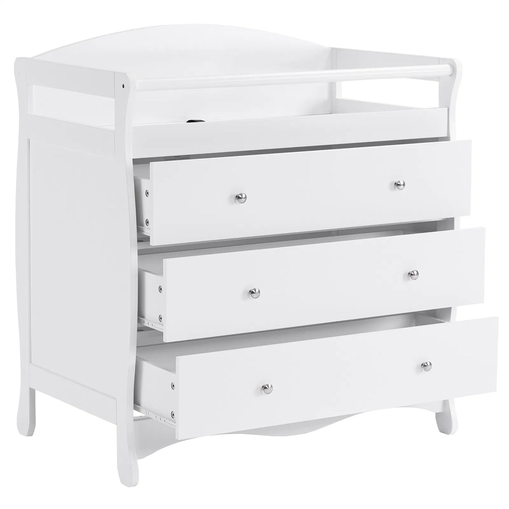 Lit bébé 3-Tier avec garde de sécurité – 90,5x58x92cm