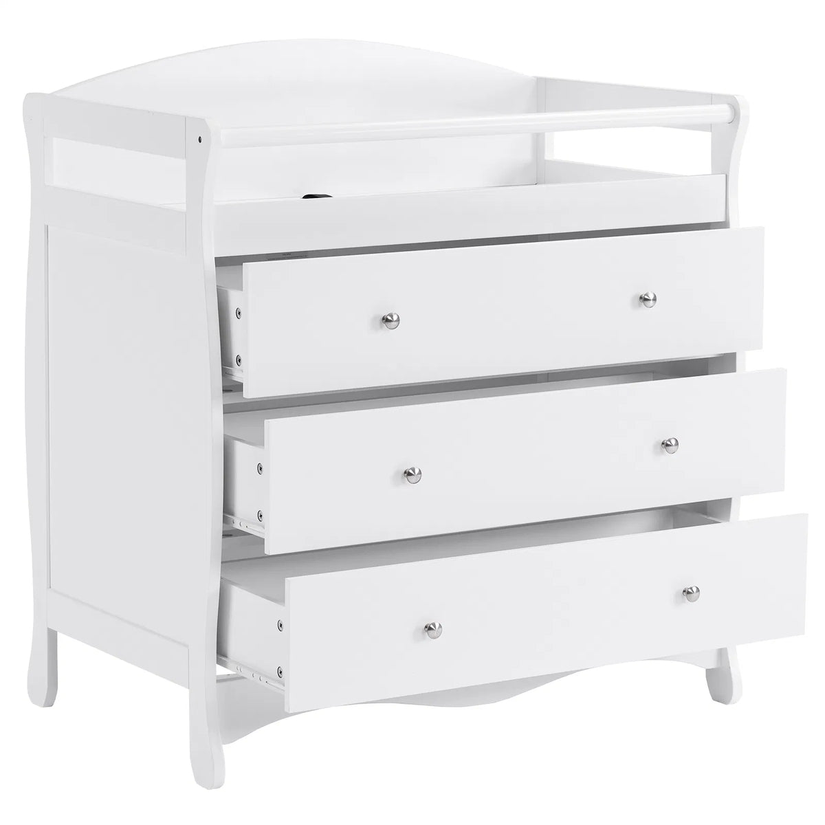 Lit bébé 3-Tier avec garde de sécurité – 90,5x58x92cm
