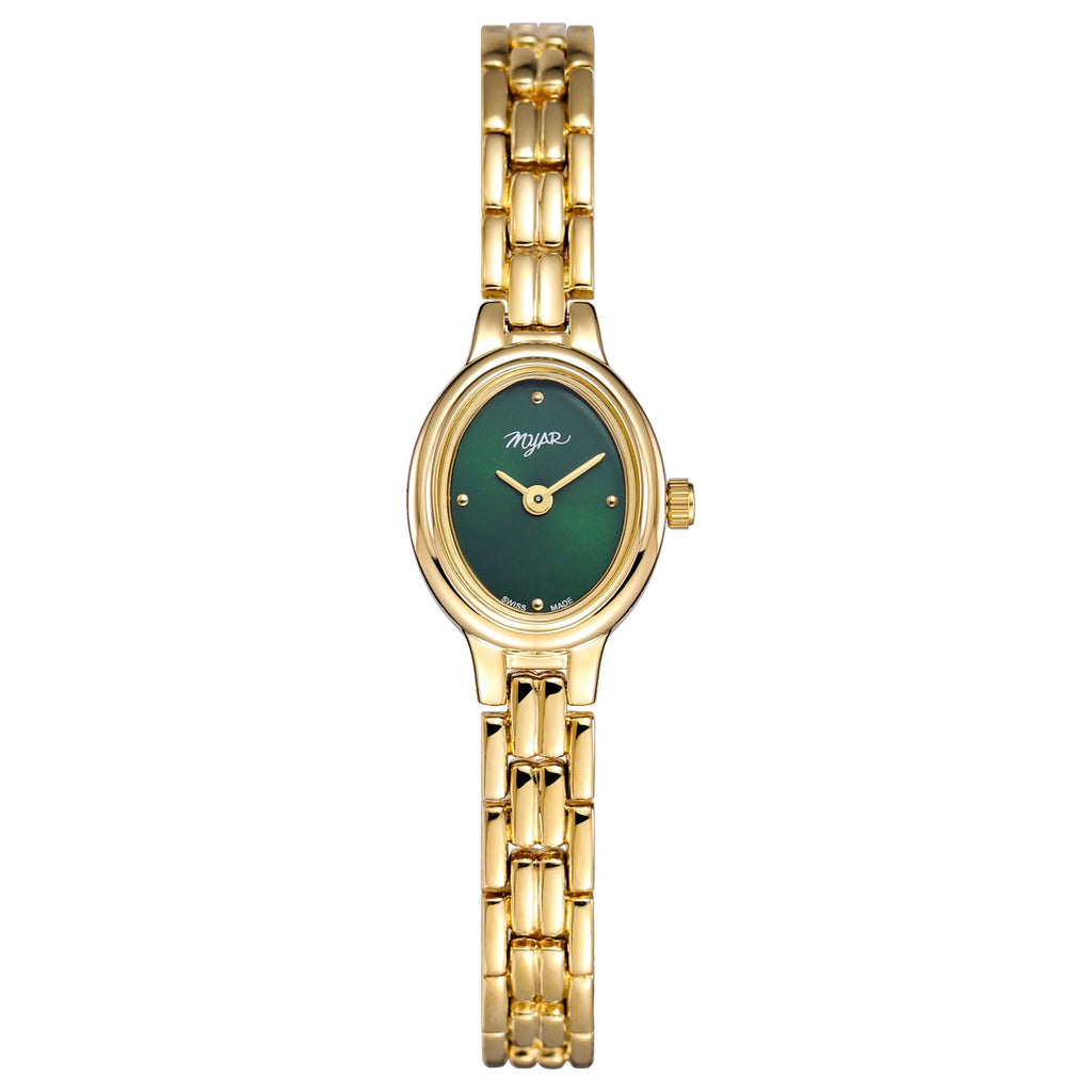 Montre Quartz Exquise Oval Mini Femme Vintage Imperméable