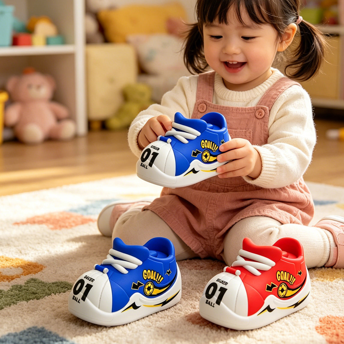 Spring-loaded soccer cleats