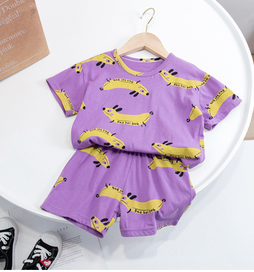 Filles' Home Service Suspendu d'été Pyjamas mince style Western-style Vest Respiration