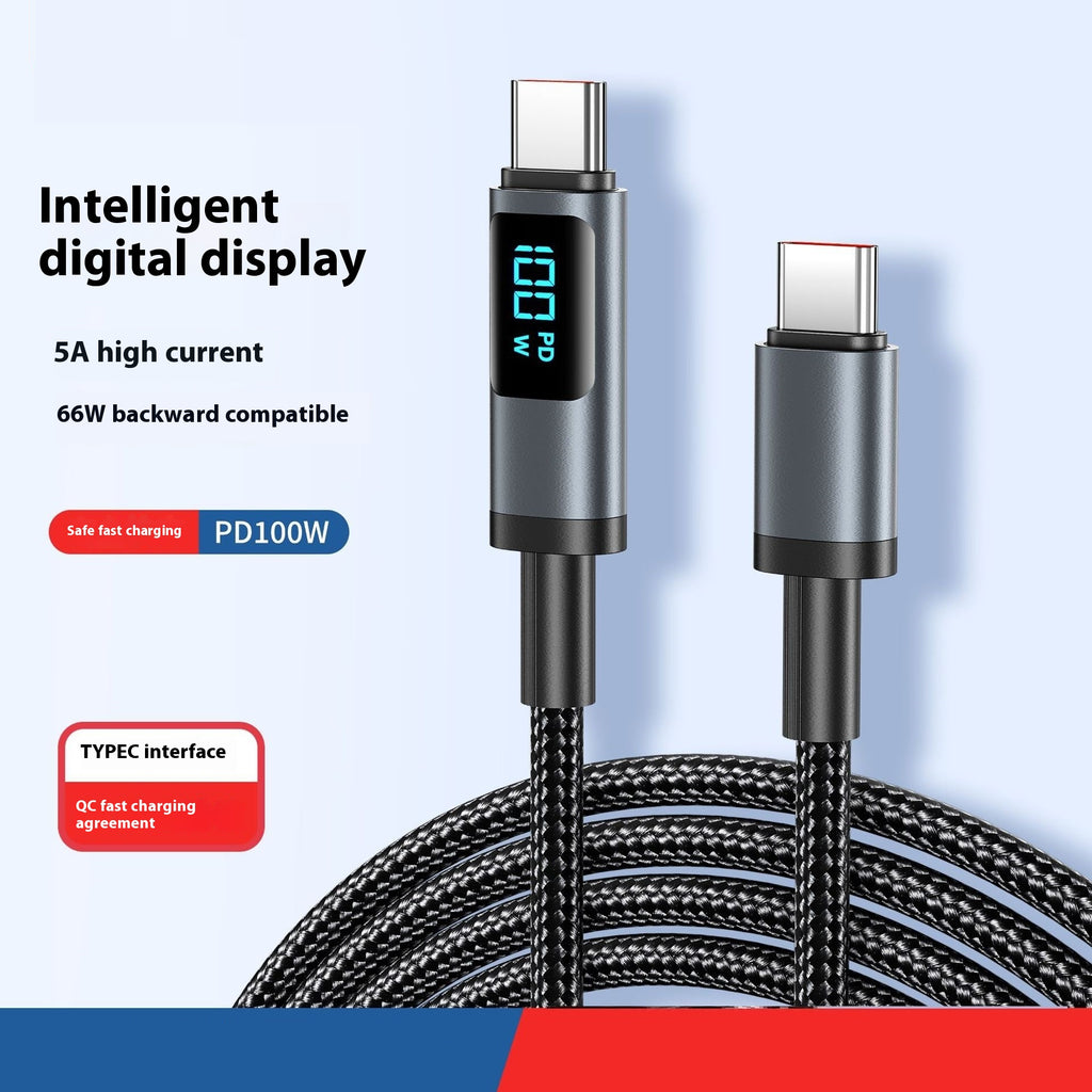 Téléphone Fast Charge pour Pingguo 30W Android 66W ligne de données d'affichage numérique