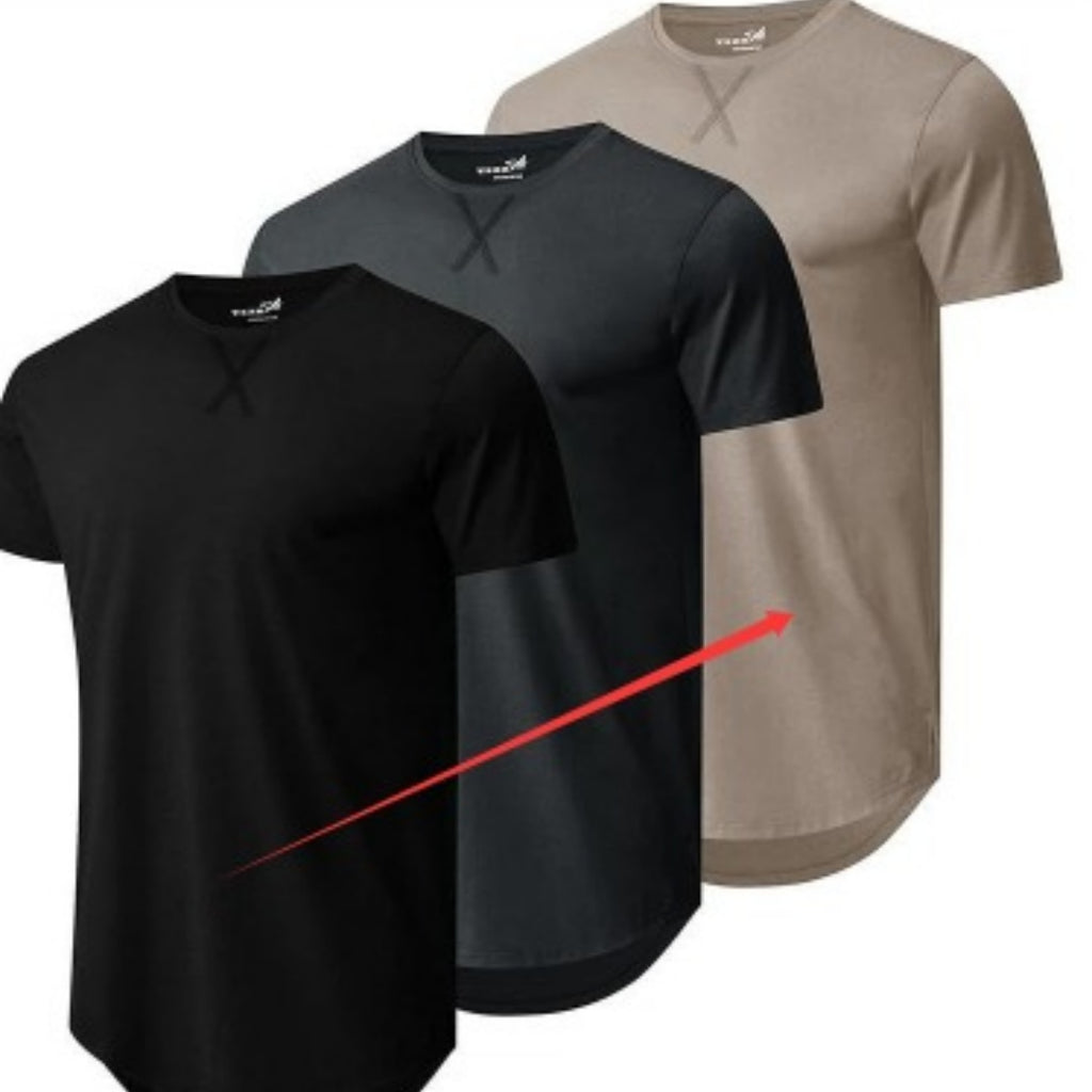 T-shirt d'été manches longues manches longues en coton Top