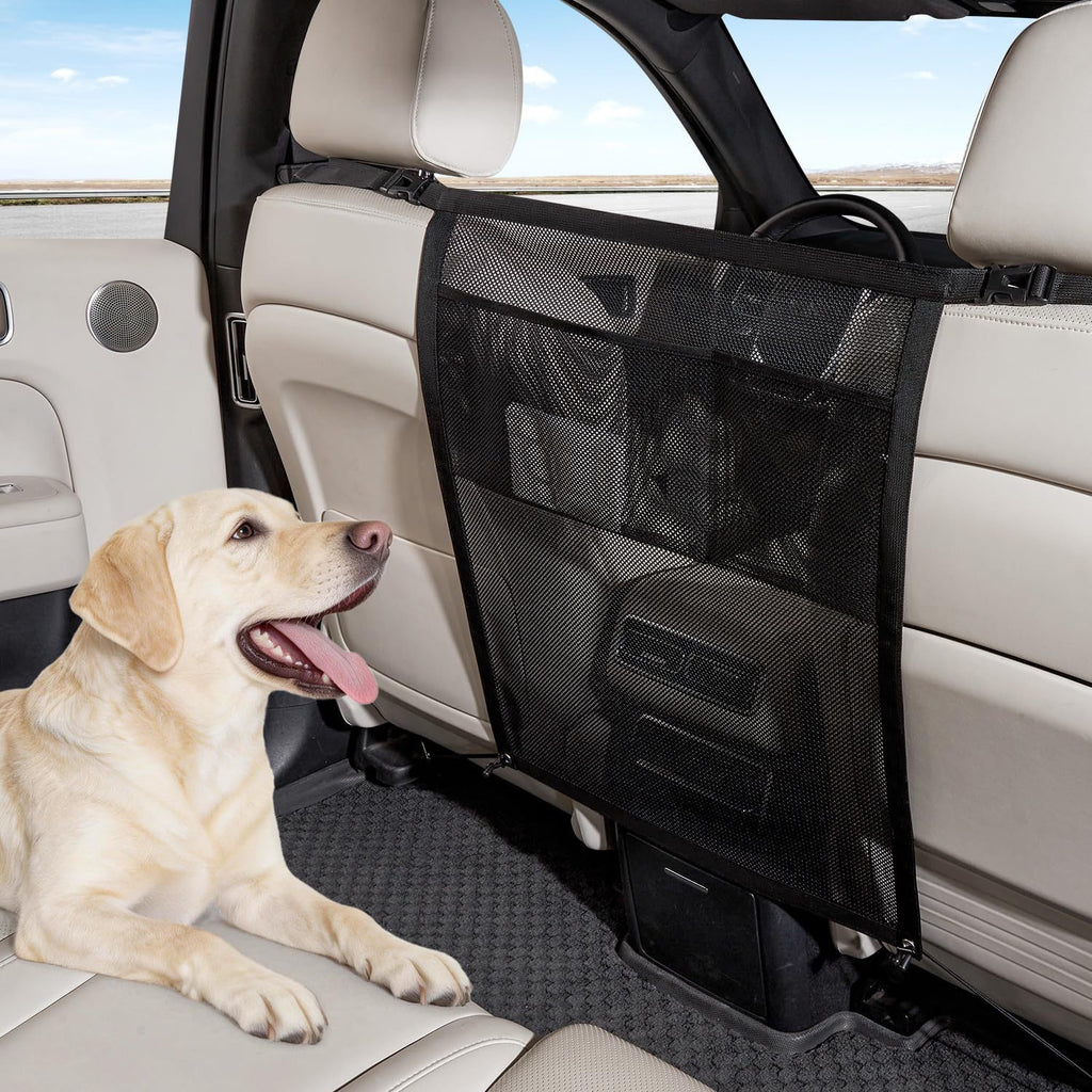 Barrière du réseau de voiture de chien