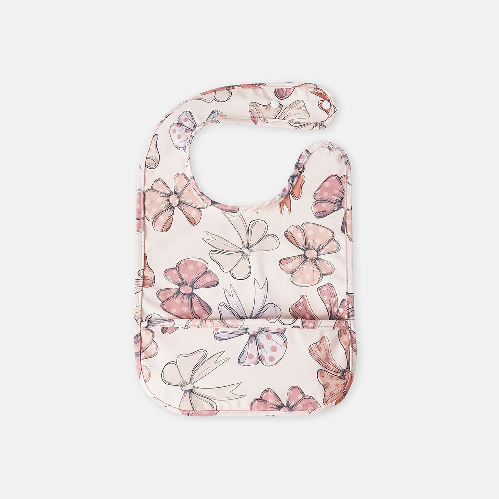 Nettoyant étanche de fermeture de snap Bib mangeant serviette de salive bille d'enfant