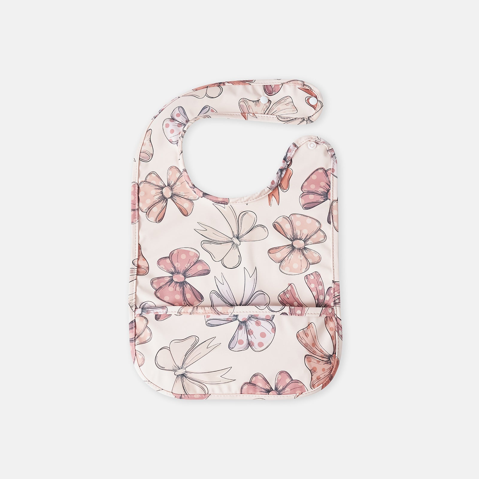 Nettoyant étanche de fermeture de snap Bib mangeant serviette de salive bille d'enfant