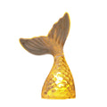 Bougie électronique lumière créative sirène lumineuse Tail Night Light Ins Ornements de bureau M