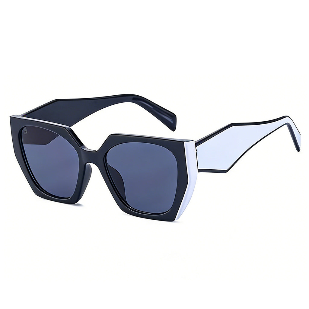 Lunettes de soleil à large temperature Cat-Eye pour femmes