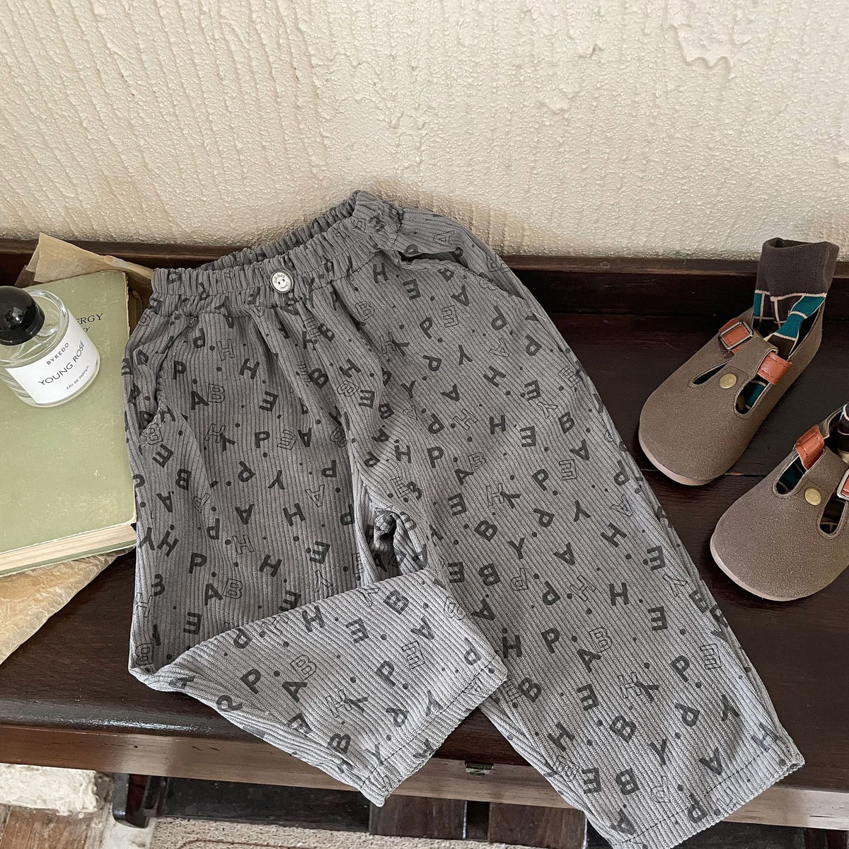 Garçons et filles Pantalon Corduroy Style coréen