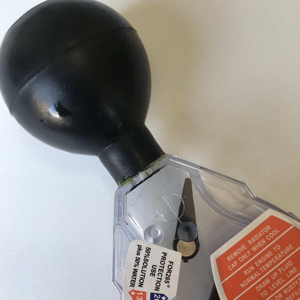 Hydromètre antigel pour radiateur automobile
