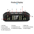 Solar External Tire Pressure Monitor 6 Tire RV Trucks