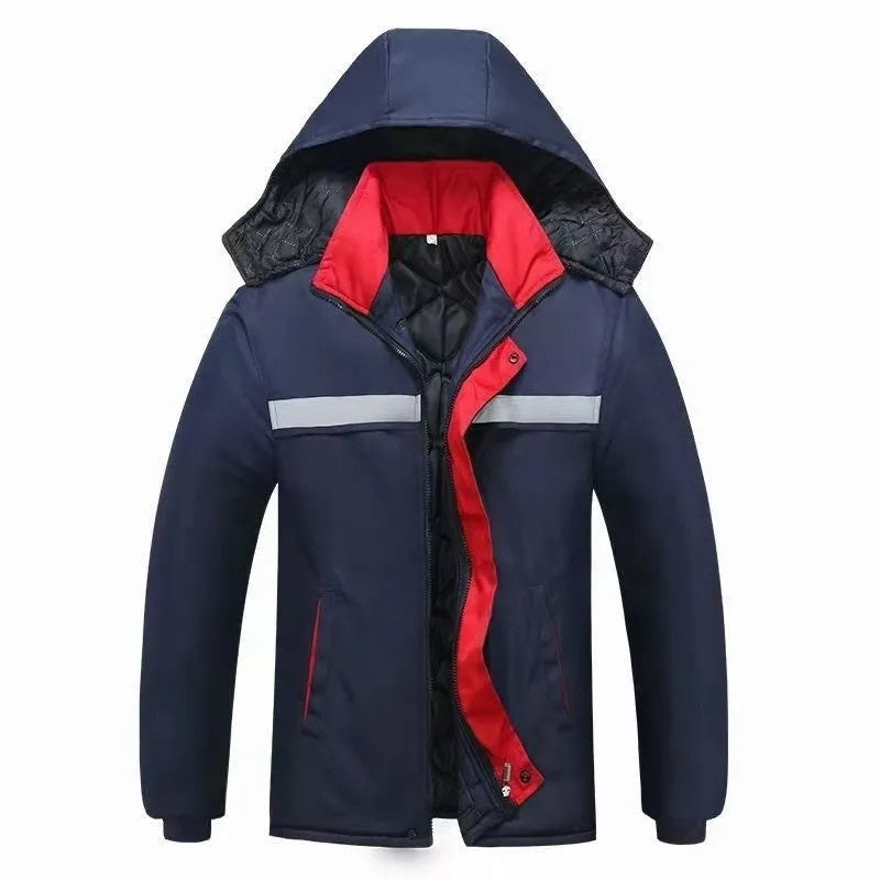 Vêtements de travail d'hiver avec une doublure en coton pour la chaleur