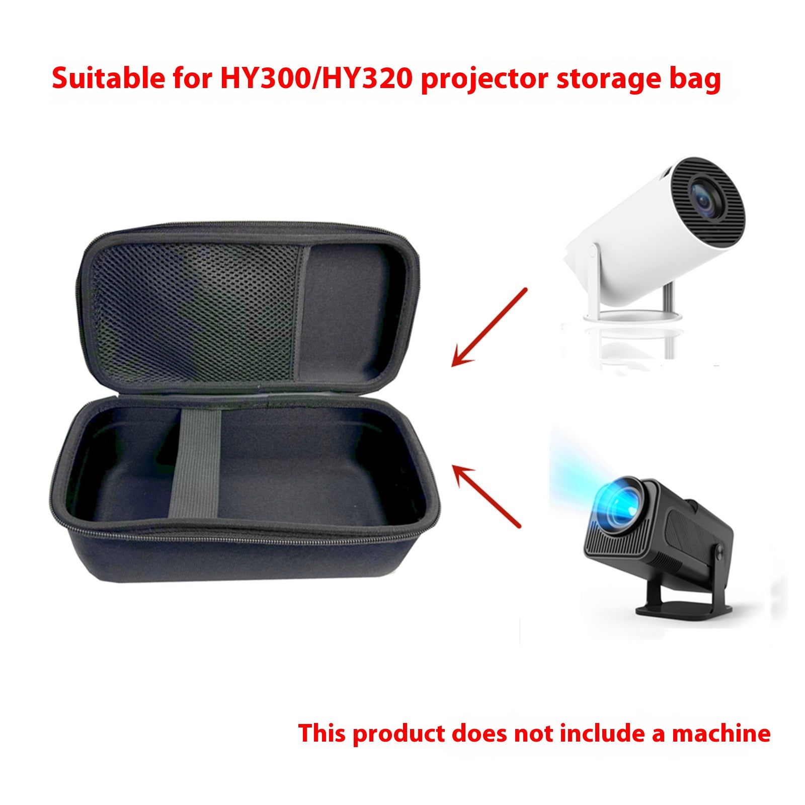 Applicable à HY320HY300 Sac de rangement de projecteur ultra HD modernisé