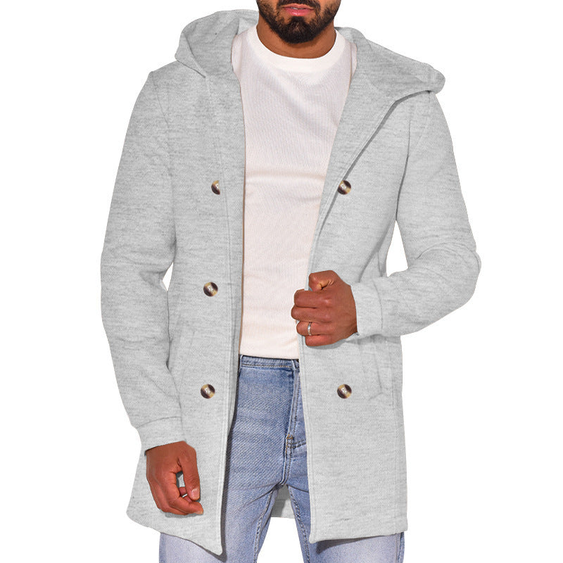 Manteau polyvalent en laine pour hommes