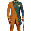 Costume deux pièces pour hommes africains Slim L