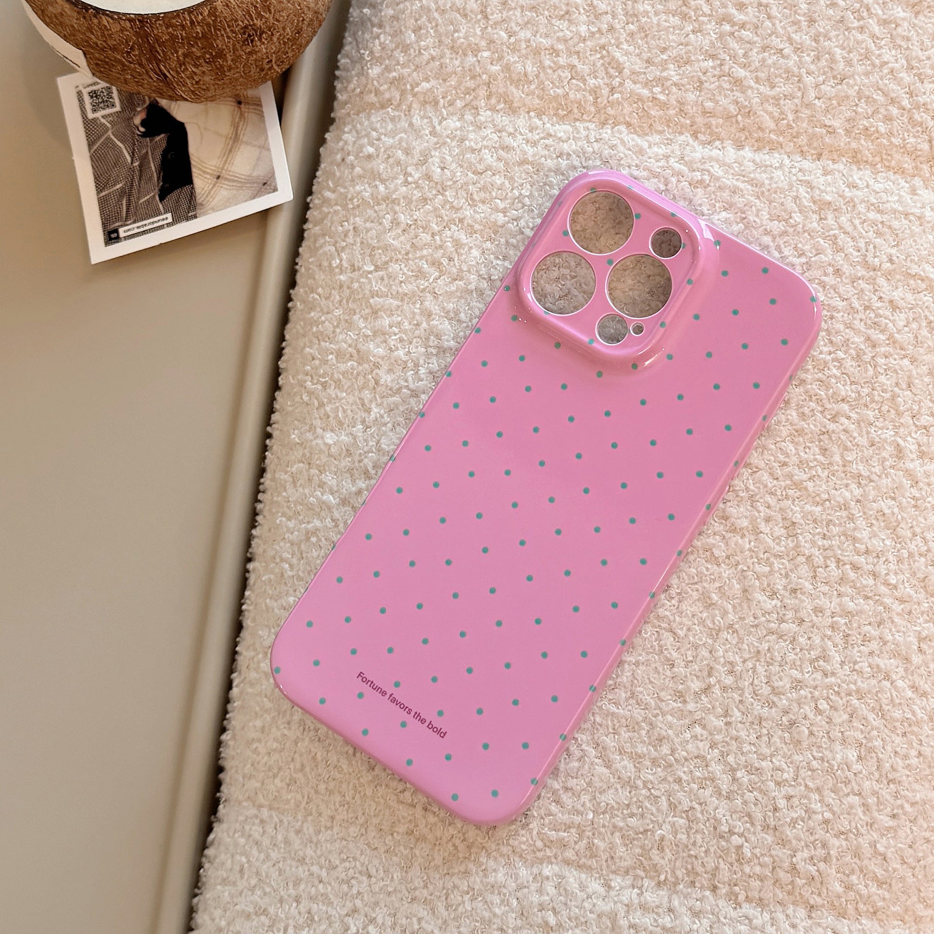 Étui de téléphone en silicone souple et souple avec points d'onde