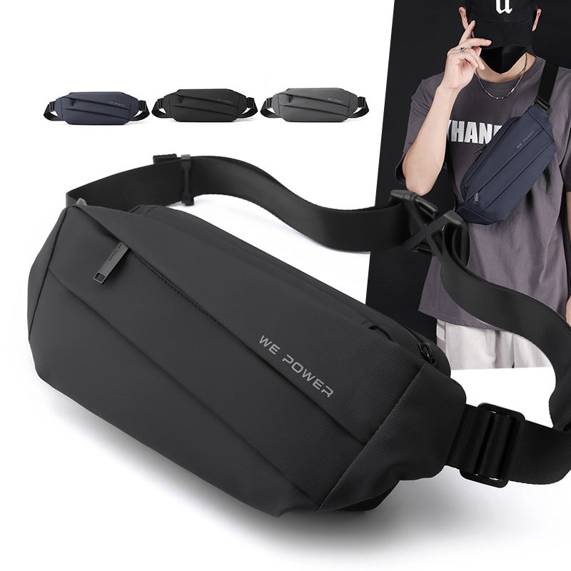 Poitrine pour hommes Sports de plein air Sac transversal de grande capacité