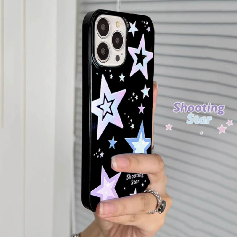 Cas créatif de téléphone mobile Niche Purple Star