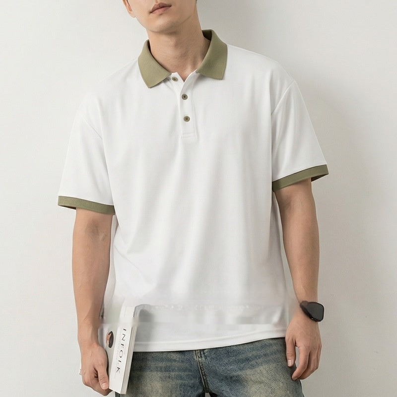 Chemise à Polo Casual Homme de refroidissement à glace