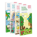 Livre de coloriage aquarelle pour enfants de langue anglaise avec peintures intégrées