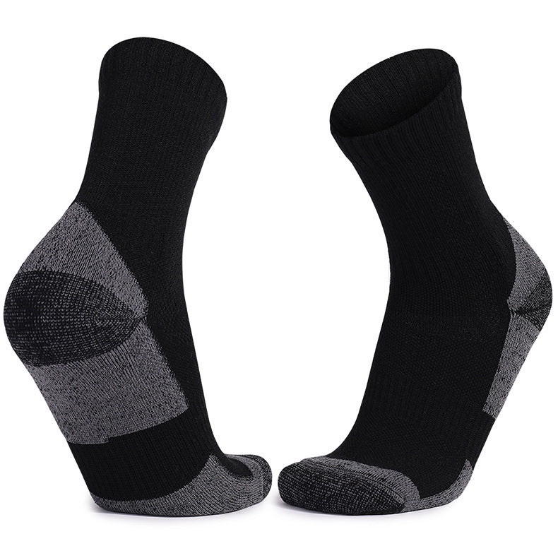 Chaussettes à neige en cachemire athlétique à ski chaud pour hommes