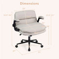 Chaise croisée Criss avec bras rabattus