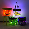 Panier de décorations d'Halloween lumineux multi-grains
