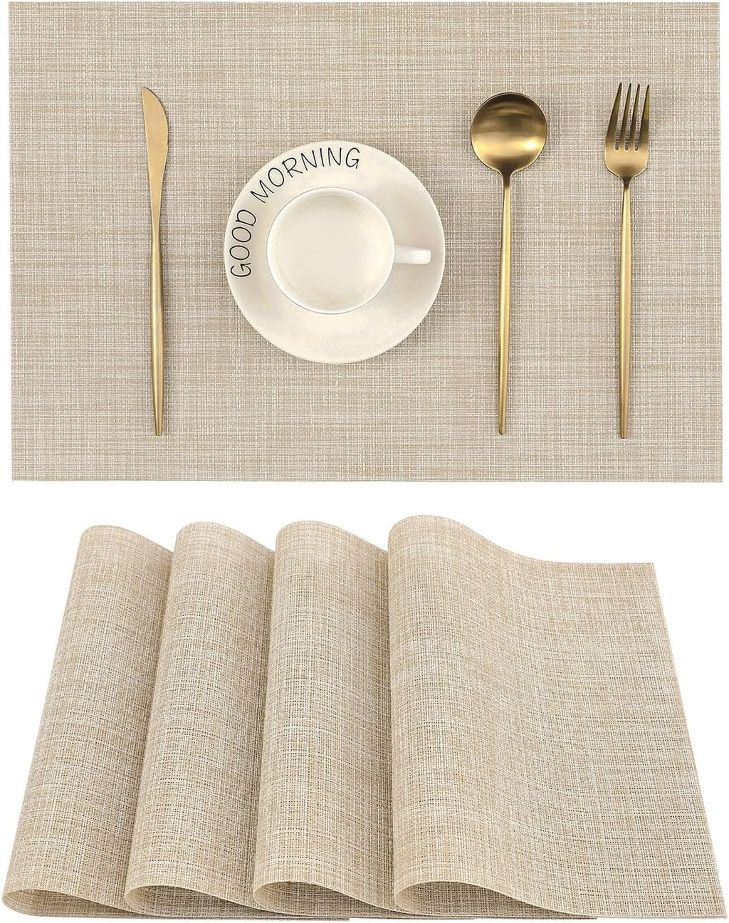 Set de Placettes Beige de 4