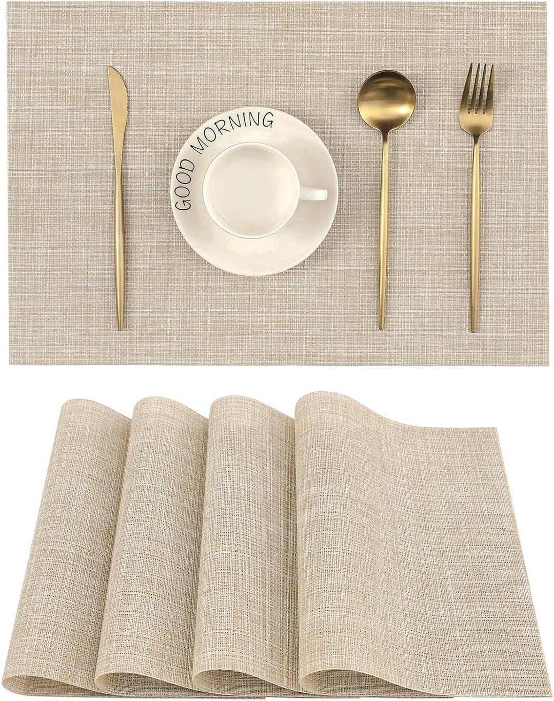 Set de Placettes Beige de 4